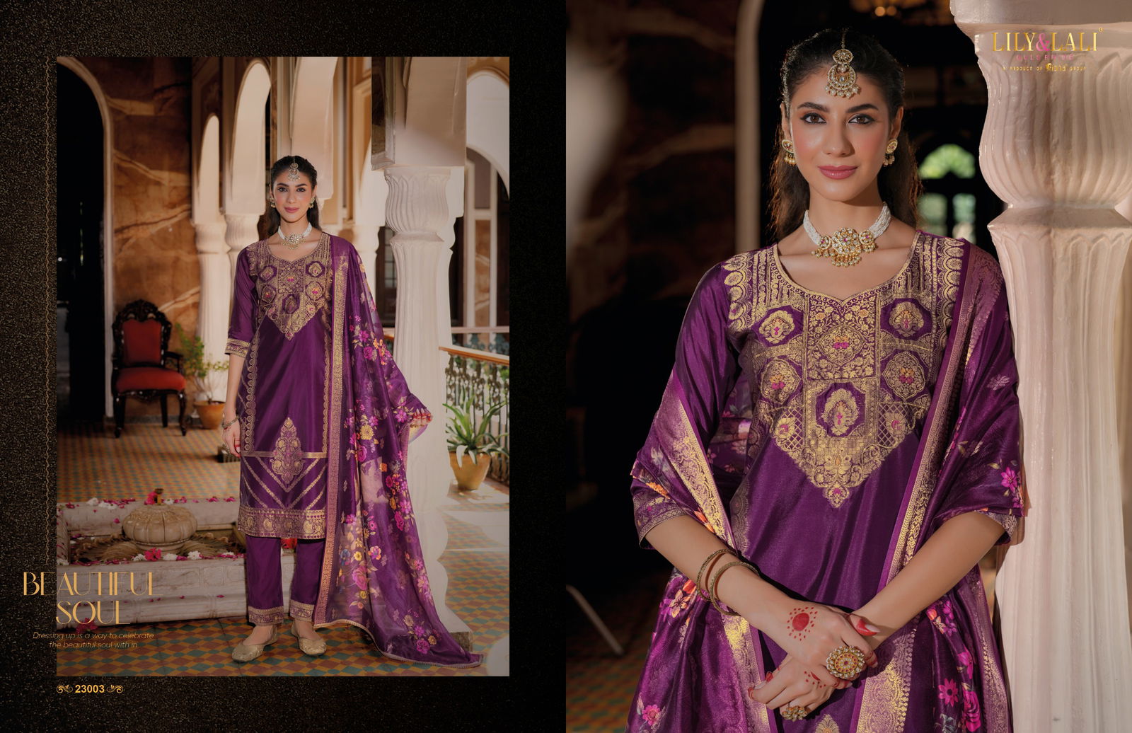 Silkyness Vol 3 By Lily And Lali Jacquard Designer Kurti With Bottom Dupatta Wholesale Price In Surat
